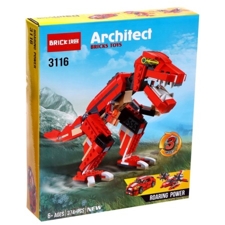 Dinobot designer, 3 assembly options, 374 details-1