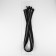 Metallic lightning, No. 5, 2 runners, connective, automatic locks, 100 cm, black color/nickel