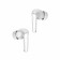 Tecno Buds 3 headphones, wireless, TWS, vacuum, BT 5.3, 37/500 mAh, microphone, white