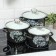 Set of pan "openwork", 3 subjects: 2.4 l, 3.4 l, 5 l