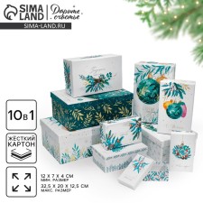 A set of gift boxes 10 in 1 