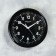 Wall clock, series: classic, smooth move, d = 24 cm, black rim