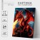 Picture on numbers on a canvas with a subframe of the power Dragon, 40 x 50 cm