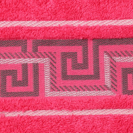 Terry towel Tavropos 50x90cm, pink color, 460g/m, cotton-2