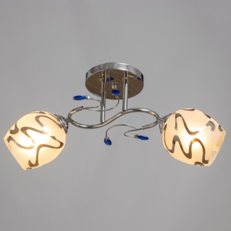 Chandelier "Adayn" 2x40W E27 Chrome Model: 2612371-1