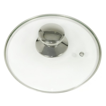 Glass cover Panairo Chrome, with a lid, d = 26 cm-1