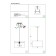 Suspension EVOLUCE. Sle300573-01. Brescia. 1x40 W, E27, 38x38x20 cm, Nickel color