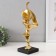 Souvenir Polystone "Abstraction. Frozen of Fire" gold 17.5x10x33 cm