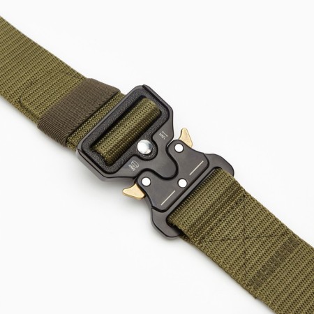 Tactical belt, 125 cm, width 3.7 cm, khaki-1