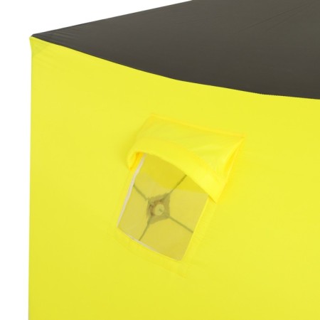 Tent Winter insulated Helios "Cube", 1.75 x 1.75 m, yellow/gray color (HS-Wsci-175YG)-13