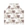 Apron kitchen with a photocrint "Contour flowers", adjustable, size OS