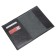 Passport cover, card for cards, black color