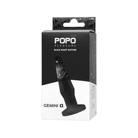 Anal sleeve Toyfa Popo pleasure gemini α, tp, 12.1 cm, black color-7