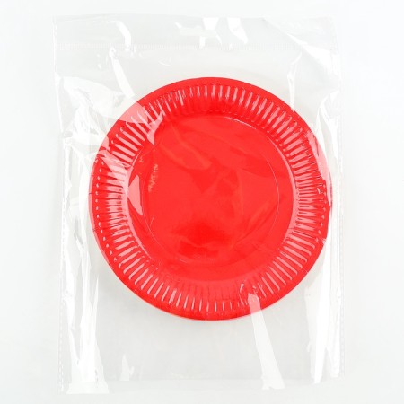 Disposable paper plates “multi -flowers”, D - 18 cm, set 6 pcs.-3