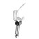 Furniture hook CAPPIO Usual, two -rod, white
