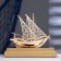 Souvenir ship on the stand sailboat 21cm