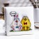 Easter napkins paper Desna Design "Sweet couple", 1 layer, 24x24 cm, 40 pcs