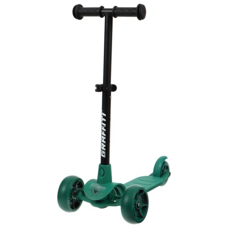 Baby scooter Graffiti Baby 24, Pu Pu 120/10 mm, green color-1