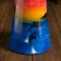 Souvenir musical instrument drum jambe "Landscape" 30x15x15 cm mix