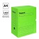 Archive box with A4 Calligrata valve, 150 mm, microgofrotcard, up to 1,400 sheets, green