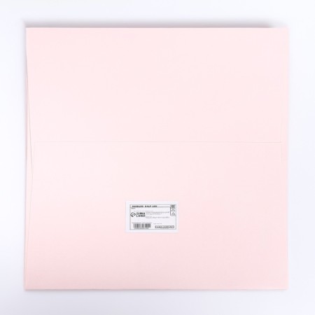 Gift package, craft, with a window, "pink", 25 x 25 x 25 cm-3