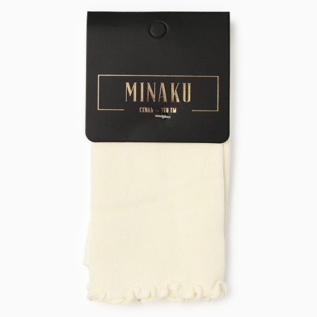 Women's socks minku, milk color, rr 36-41-2