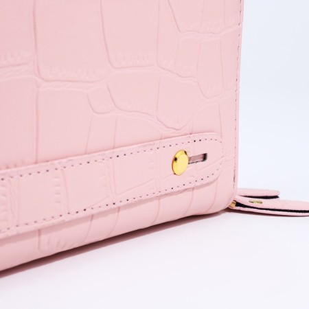 Women's wallet on lightning, pink color-3