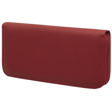 Nice lightning purse, matte leather, red color-2