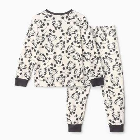 Pajama nursery, milk/gray color, height 98-104 cm-5