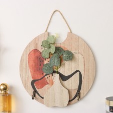 Decorative wood hooks 