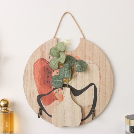 Decorative wood hooks "Abstraction. Fruit. Flower" 1.5x23.4x22.5 cm