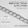 A chain for a bag, iron, 11 × 16 mm, 10 ± 0.5 m, silver color