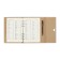 Organizer on the rings A5, 100l, line, K/deputy, with a pen, in gift. box., Gray