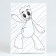Picture on numbers for children "Montrustrik friend", 21 x 15 cm