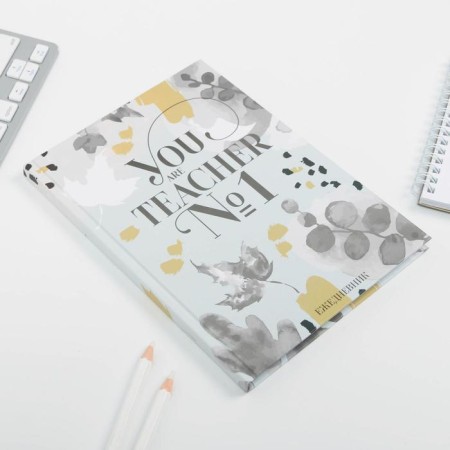 Diary "You Teacher No. 1", a solid cover, A5 format, 80 sheets-1