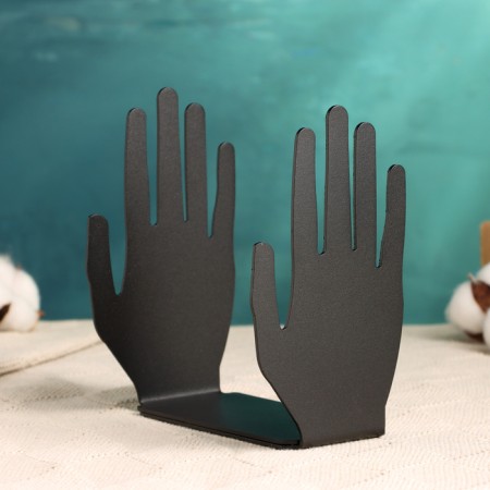 Holder for the books "Hands" set 2pcs, 12.7x8.9x15.4cm, black-1