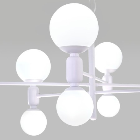 Ceiling Lamp Eurosvet Bubble 30182, E27, G9, 12x20W, 1000x1000 mm, white color-1