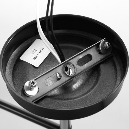 Luer "Ray" (cylinder) 2x15W E27 Model: BR 00247 Black/Blue-6