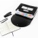 Folder-carte, A4, 12 departments, 800 μm, Brauberg Docs, with extension, a pocket for a business card, elastic band, embossing "sand", black