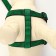 Acunition set is embossed, leash 120 x 2 cm, og 44-50 cm, green-black