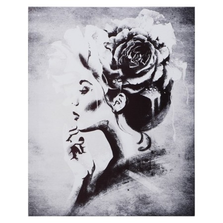 Picture on canvas "Aquilegia" 40*50 cm