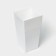 Kashpo with an insert of Astra, 1.8 l, l = 26 cm, d = 13/10 cm, white color