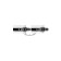 The shackles of Pecado BDSM, soft, with one strap, with grirts, genuine leather, white-black
