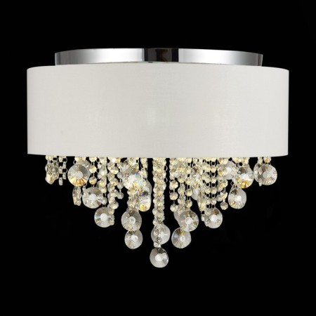 Ceiling lamp ST LUCE. SL1350.502.06. Lacchia. 6x40 watts, E14, 50x50x42.5 cm, chromium color-9