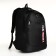 Youth backpack with lightning, 4 pockets, black/red color