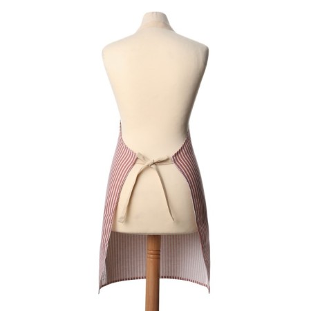 Apron of the Dolyana with a pocket, central red, 70*65 ± 4cm, 100% HL, Rogozhka-6