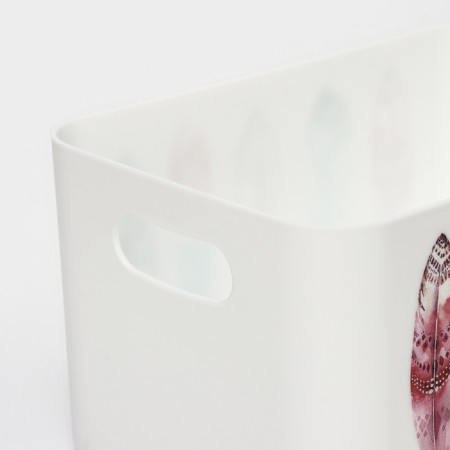 SERENITY storage basket, 2.3 l, 23 × 15 × 12 cm, snow-white color-2