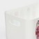 SERENITY storage basket, 2.3 l, 23 × 15 × 12 cm, snow-white color