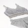 Female set (top, panties) Gray color, size 42-44