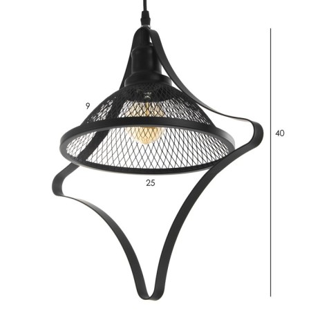 Bayerlux lamp "Fabula" E27 40W Black 40x30x40-140cm-4